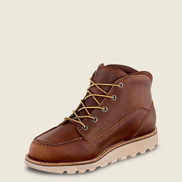 Bottes de Travail Red Wing - Traction Tred Lite - Waterproof Soft Toe Chukka - Marron - Homme 459ETL